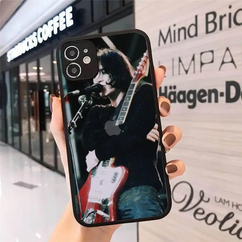 

Placebo Brian Molko Phone Cases Matte Transparent for iPhone 7 8 11 12 s mini pro X XS XR MAX Plus cover funda