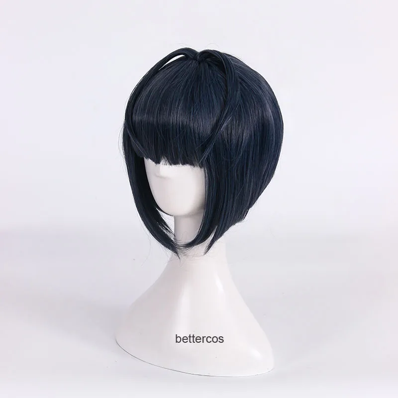 Парик для косплея P5 Persona 5 Tae Takemi термостойкий синтетический с короткими волосами