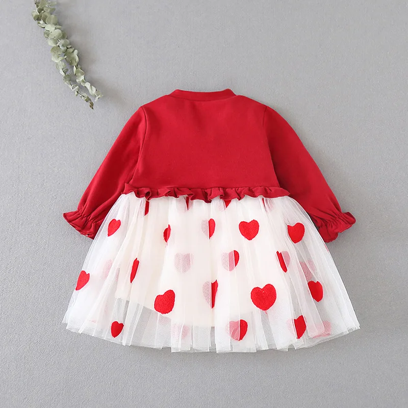 Для малышей для маленьких девочек хлопковая одежда с длинным рукавом