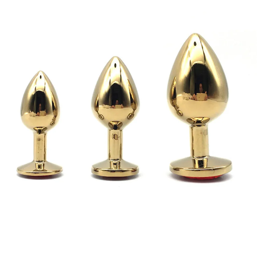 Взрослые игрушки Хрустальный фаллоимитатор большая Анальная пробка Стальные