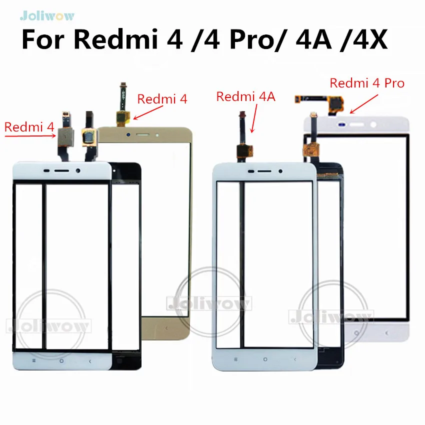 Сенсорный экран для Xiaomi Redmi 4 4A 4X Pro Prime стеклянная панель сенсор внешнее стекло