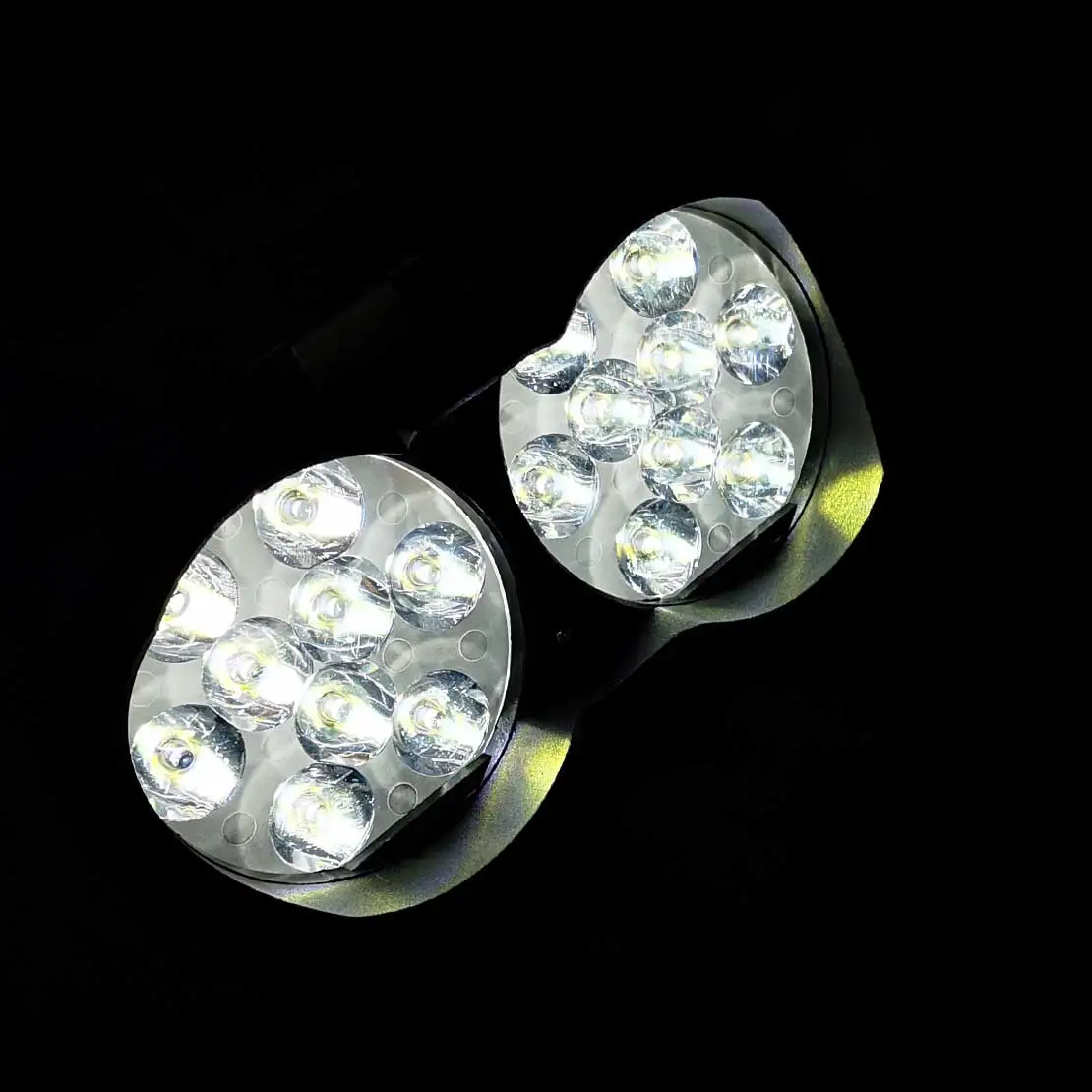 DWCX белые аксессуары 12В 90 Вт 6500 к 18LED Двойной Мотоцикл ATV точечный противотуманный