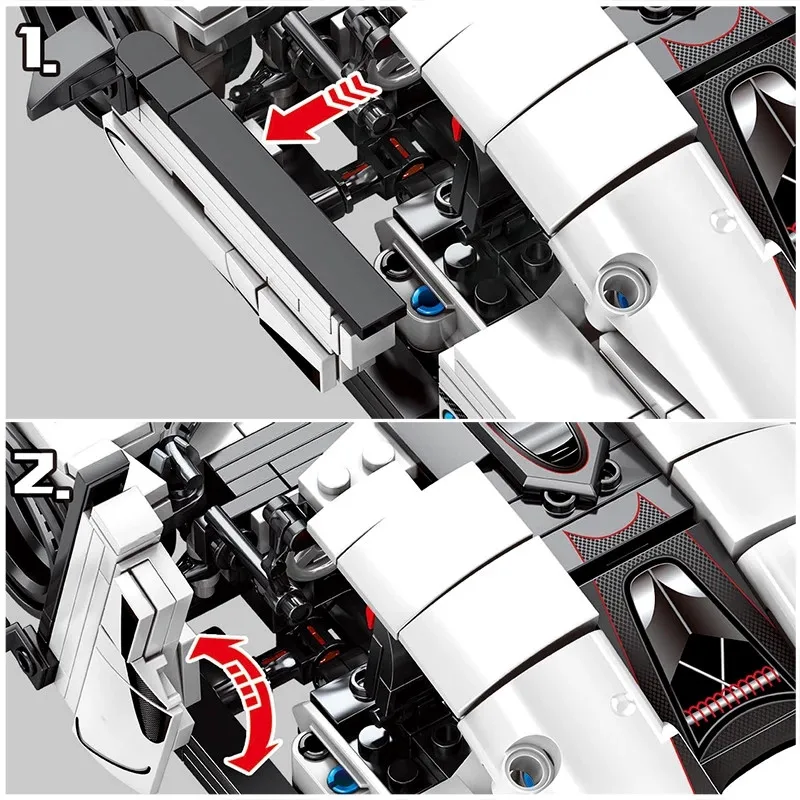

City Super Racing Car For Children Diy Sport Car Bricks Educational Toys Kids Sports Racer Pull Back Supercar Vehicle Toys Gifts