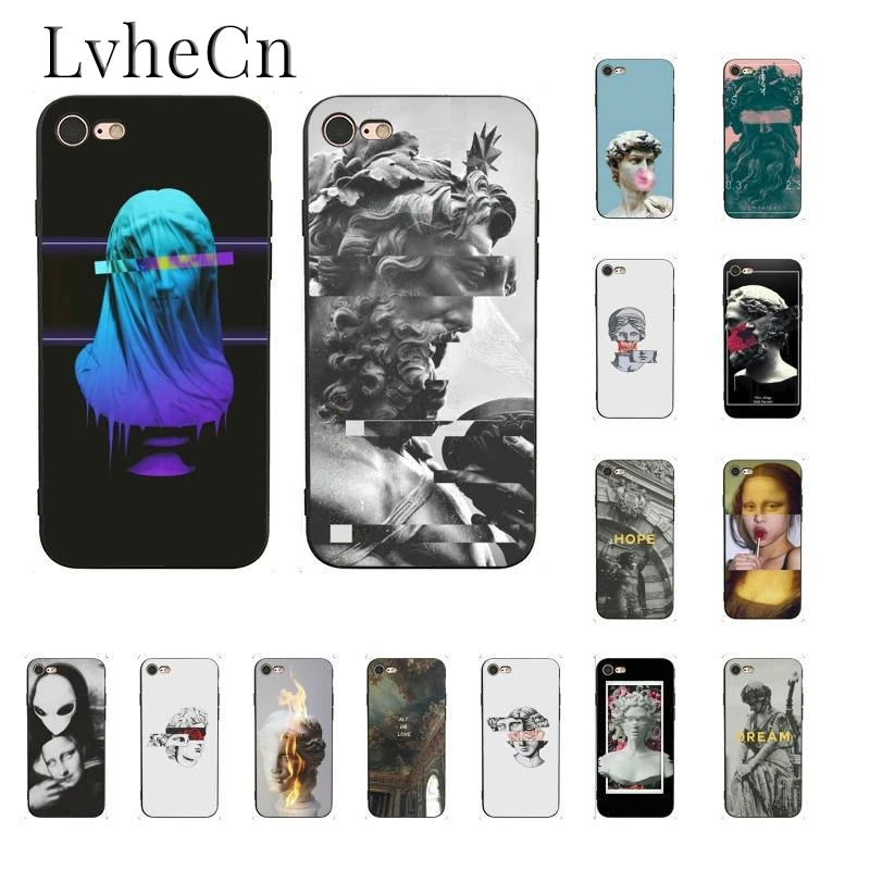 LvheCn новейшее специальное издание арт Давид скульптура чехол для телефона iPhone 8 7 6