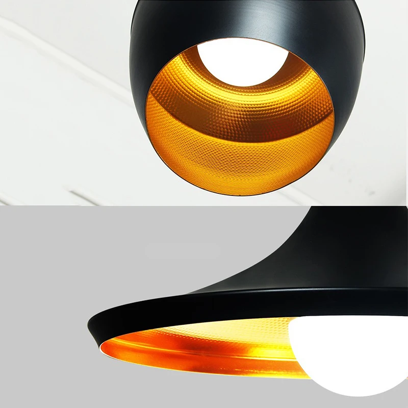 

JAXLONG Nordic Pendant Lights Restaurant Bar Retro lighting Industrial Hanglamp Aluminum Instruments Lustre Suspension Gallery