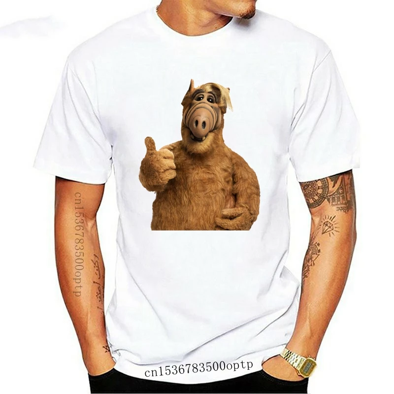 

Новая сетчатая рубашка для мальчиков, ALF, ТВ сериал, телевидение, 80 90, футболка для мальчиков