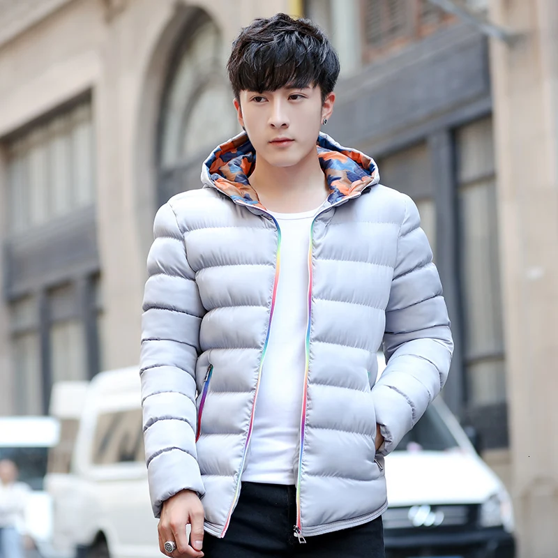 Пальто Студенческая зимняя Рабочая одежда куртка мужская Толстая теплая парка