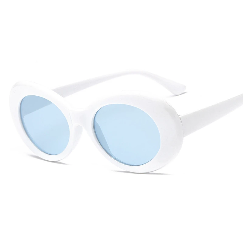 

2021 Superhot Eyewear - Retro Vintage Oval Round Sunglasses Men Women Alien Sunglasses NIRVANA Kurt Cobain Shades UV400