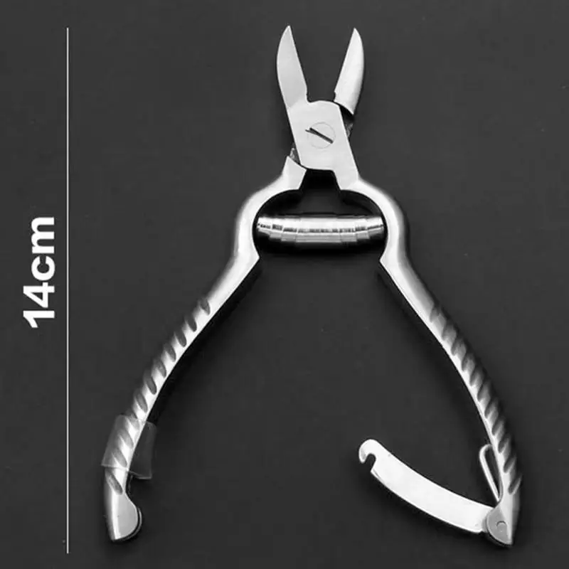 

Steel Toe Nail Cuticle Nipper Tweezer Dead Remover Tool Manicure Pusher Scissor Skin Plier Nipper Z7E4