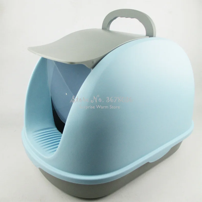 Портативная креативная раковина для кошачьего туалета полностью закрытый