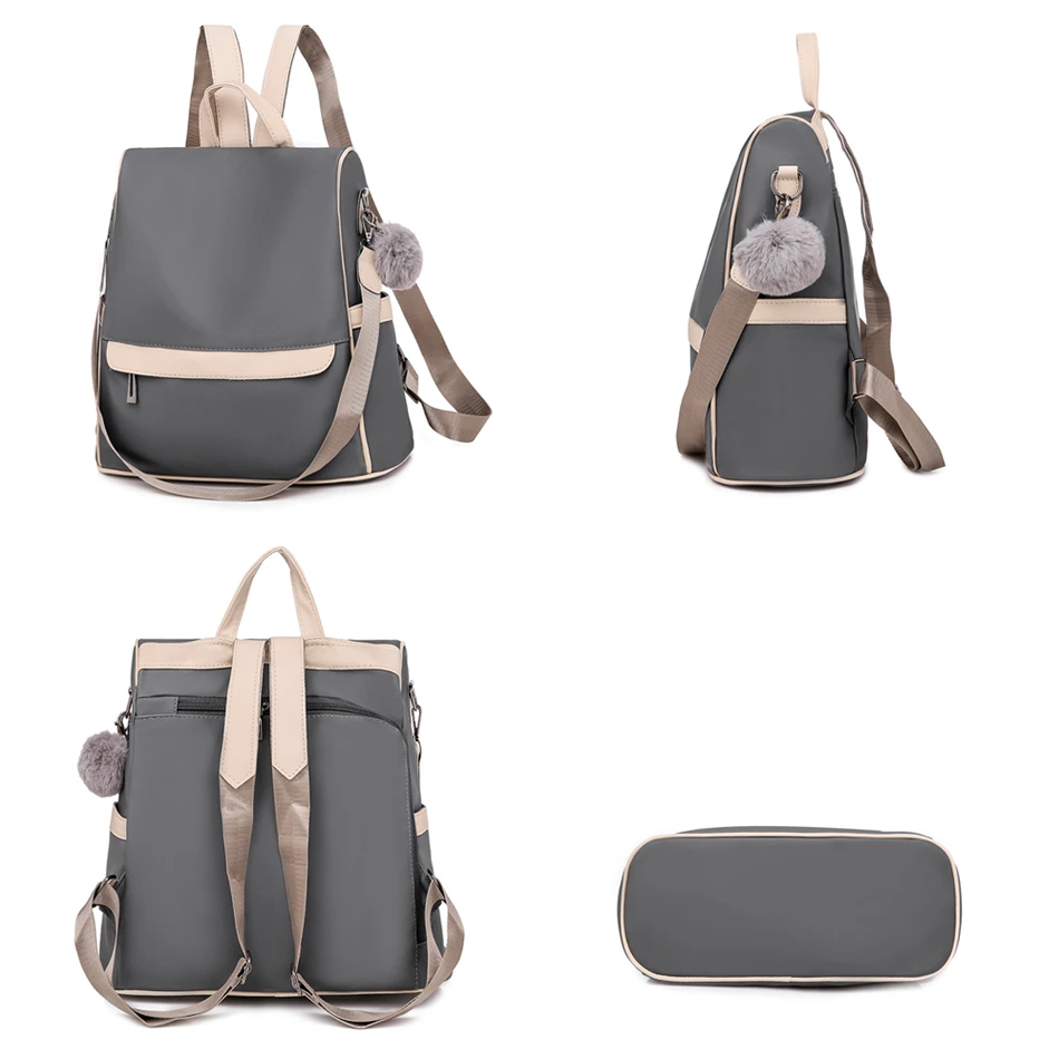 Новый женский рюкзак-Оксфорд с защитой от кражи модный Многофункциональный