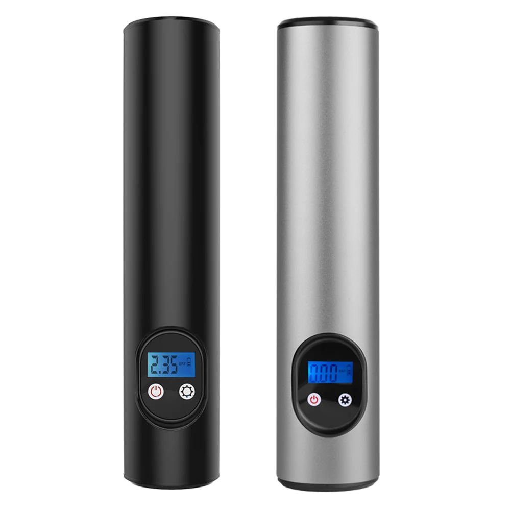 

12V Wireless Portable Inflatable Pump with Flashlight Electric Air compressor with LCD Display Tire Air Pump for Car Bicycles b