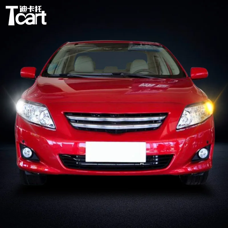 

Автомобильные аксессуары Toyota Corolla e120 2006 2007 2008 2009 2010 2011 2012 Автомобильные светодиодные дневные ходовые огни, дневные ходовые огни, сигнал поворота 7440 T20