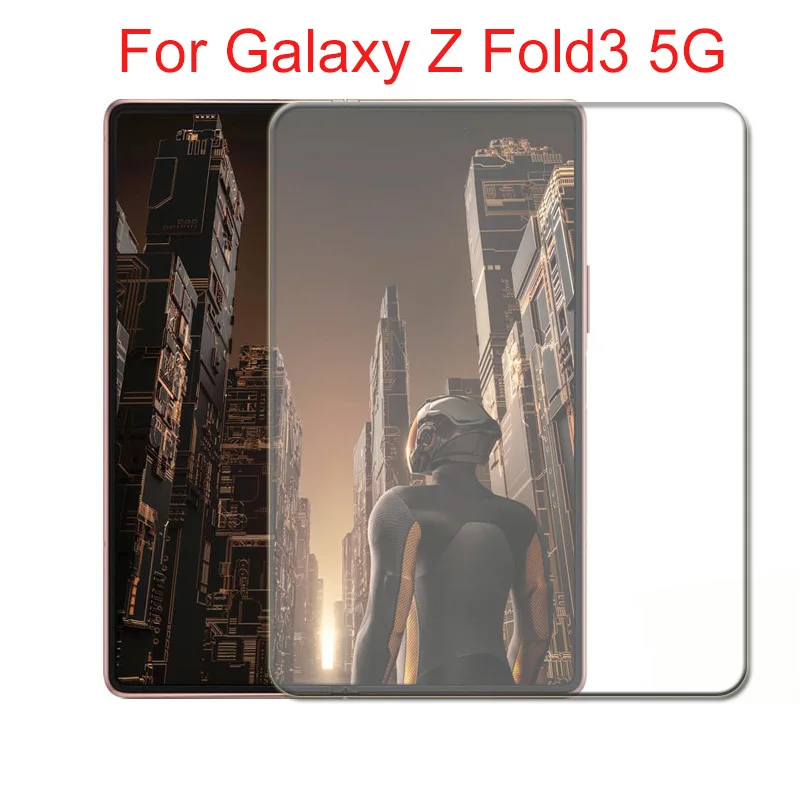 

5-in-1 Hydrogel Soft Film For Samsung Galaxy Z Fold3 5G Fold 3 Samsun ZFold3 Back Screen Protector Camera Lens Glass