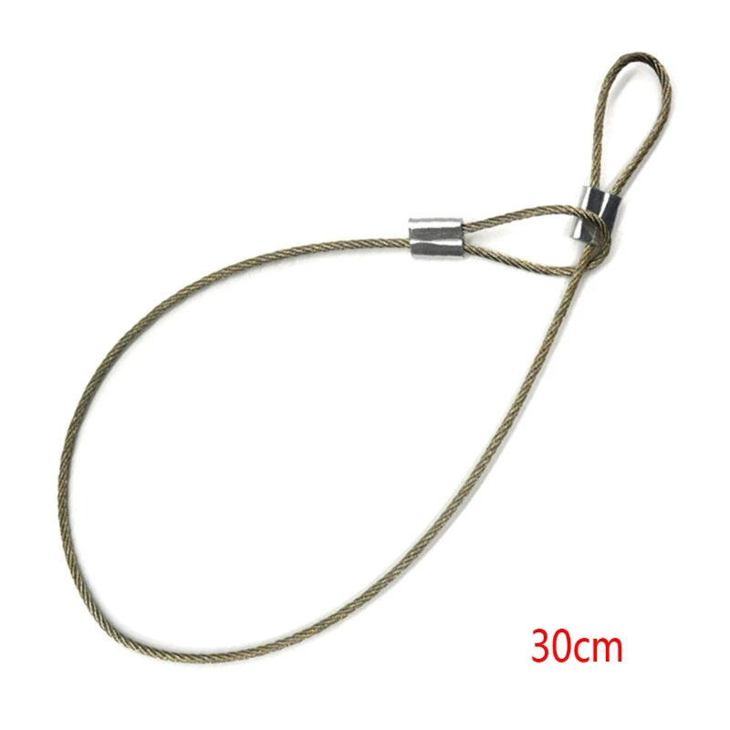 

Safety Strap Stainless Steel Tether Lanyard Wrist Hand 30cm for gopro Camera New