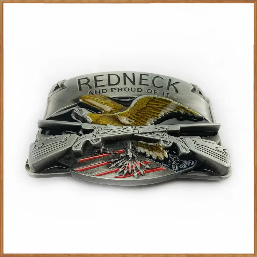 Оптовая продажа цинковый сплав REDNECK EAGLE металлическая пряжка для ремня