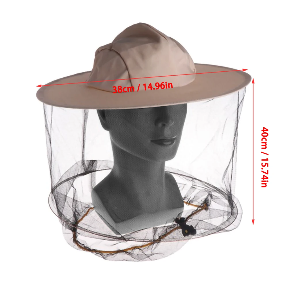 Beekeeping equipment Great gift Guard Cowboy Hat Mosquito Prevent Bee Insect Bug Veil Net bites Face Protector | Дом и сад