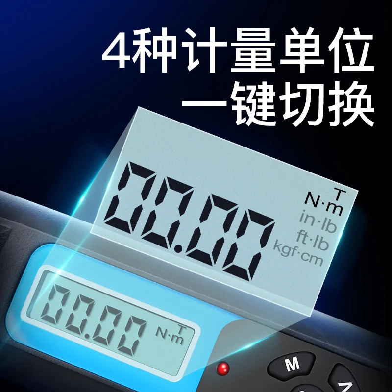 

Open-end electronic digital display torque wrench