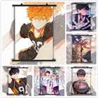 Haikyuu! Kageyama Tobio x Hinata Shouyou Аниме Манга HD печать на стене постер свиток