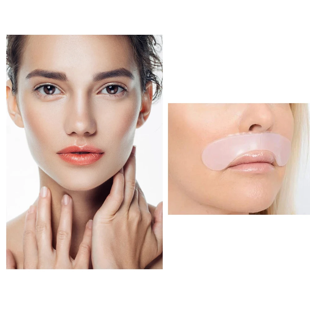 

Anti Wrinkle Nasolabial Pad Reusable Silicone Around Eye Sticker Lifting Face Pad Anti-aging Prevent Skin Care Massager For Face