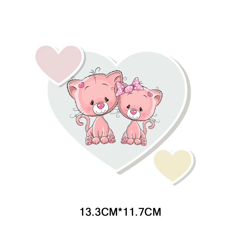 Милые животные буквы Сова железо на Переводные нашивки Детский Медведь Кролик