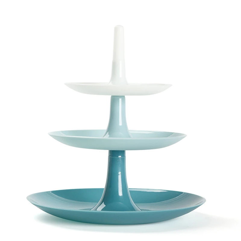 Европейская трехслойная подставка для тарелка фруктов пирожных креативная