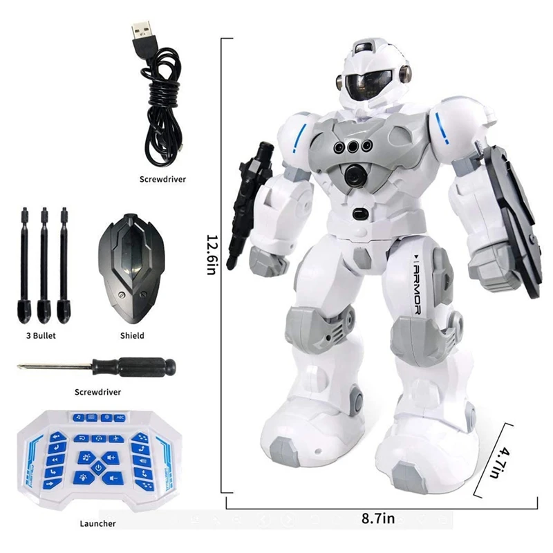 RC Robots for Kids Intelligent Programming Remote Control Robot Toy with Gesture Sensing Toys Gift Boy Girl | Игрушки и хобби