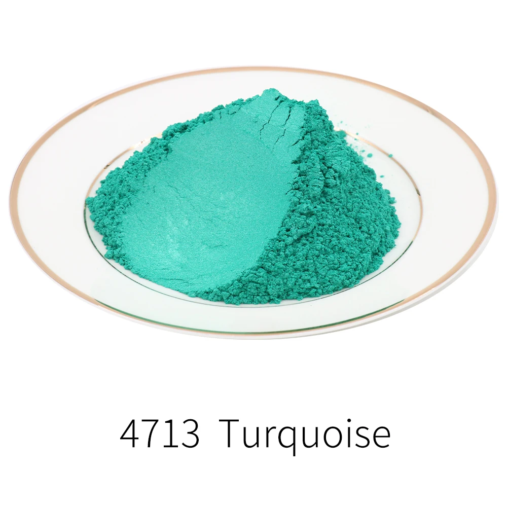 

Pearl Powder Pigment Mineral Mica Powder DIY Dye Colorant for Nail Soap Automotive Art Craft 50g Turquoise Acrylic Paint Pigment