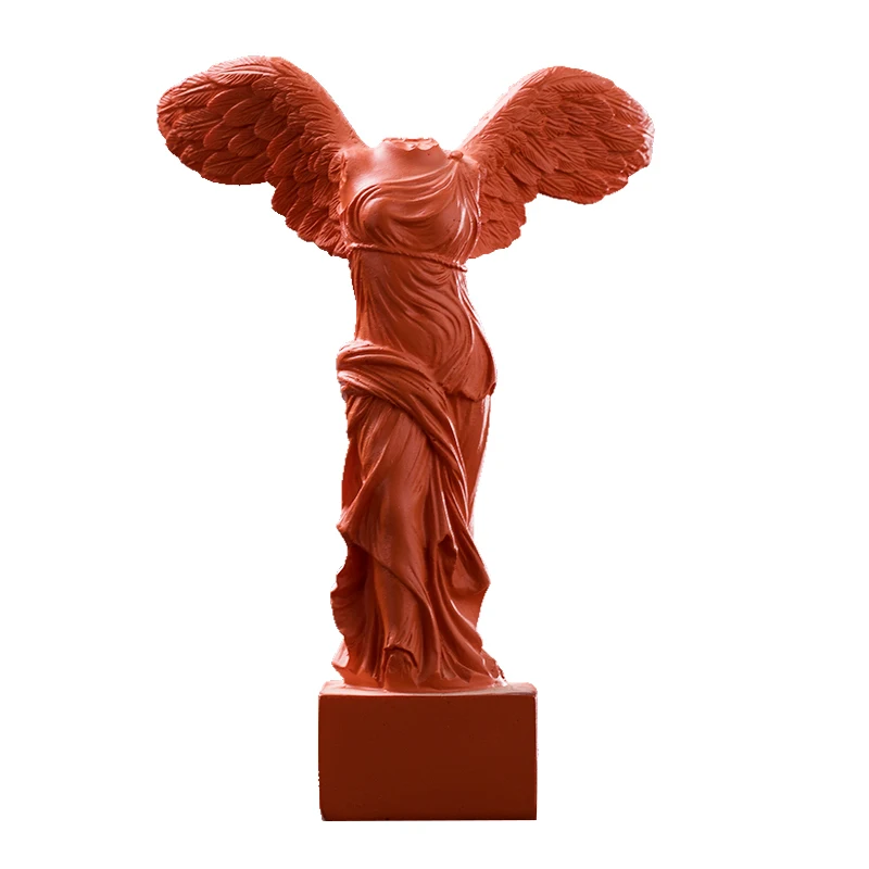 

Nordic Goddess Of Victory Statue Resin Painted Character Sculpture Home Living Room Office Decor Figurine Desktop Ornament Sculp