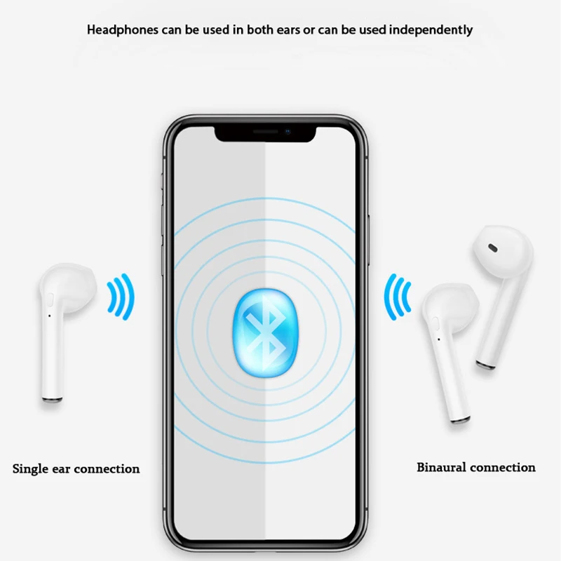 TWS Bluetooth наушники беспроводные с чехлом Power Bank для Huawei Honor 10i 8A 8S 7A 10 Lite 20S 9X Premium 20 Pro 8 9