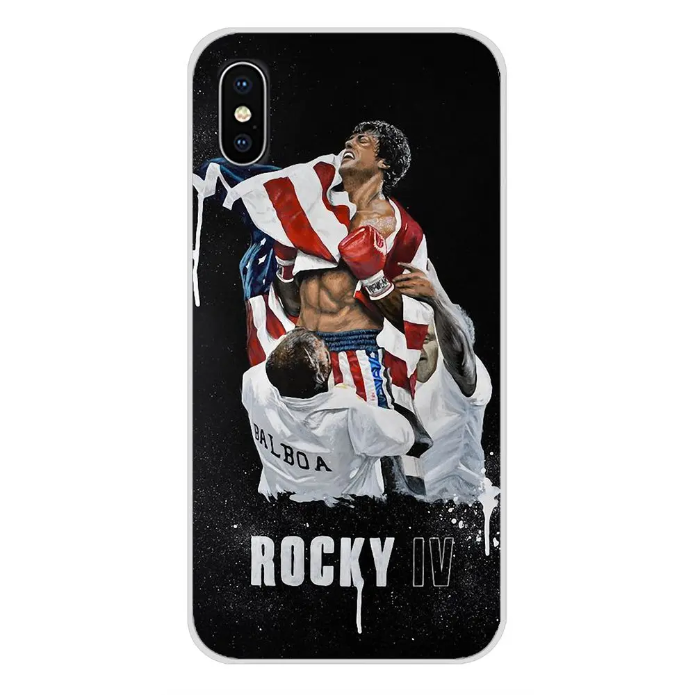Rocky Balboa для LG G3 G4 Mini G5 G6 G7 Q6 Q7 Q8 Q9 V10 V20 V30 X Power 2 3 K10 K4 K8 2017 аксессуары чехлы телефонов |