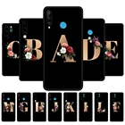 Для Huawei P30 чехол P30 Pro Чехол P30 Lite чехол P30Pro VOG-L29 ELE-L29 P30Lite P 30 Lite Черный чехол из термопластичного полиуретана Смешные изготовленная на заказ со словом рисунком именем буквами
