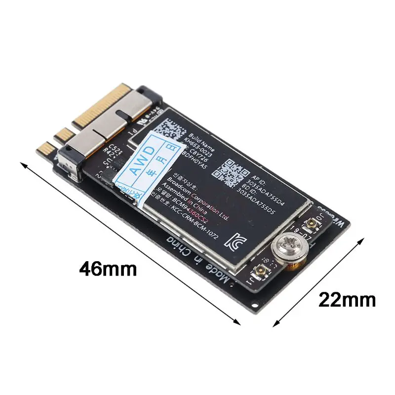 

802.11AC BCM94360CS2 Airport Wireless WiFi Card WLAN Card BT4.0 M.2 Adapter