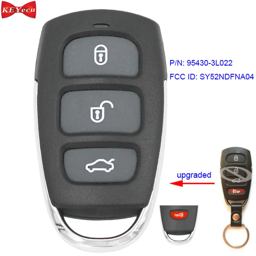 Пульт дистанционного управления для Hyundai Azera Veracruz 95430 3L022 SY52NDFNA04|Ключ от авто| |