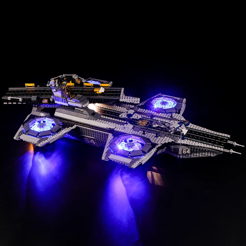 

Led light set for 76042 S.H.I.E.L.D Aircraft Carrier Building Blocks Model,light up your toys (led light only, no blocks)