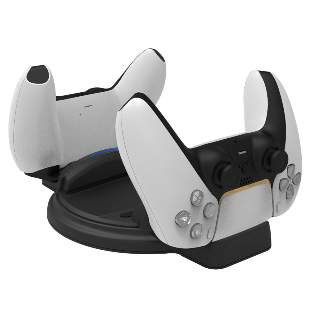 Для PS5 зарядное устройство для контроллера Двойная док станция быстрой зарядки