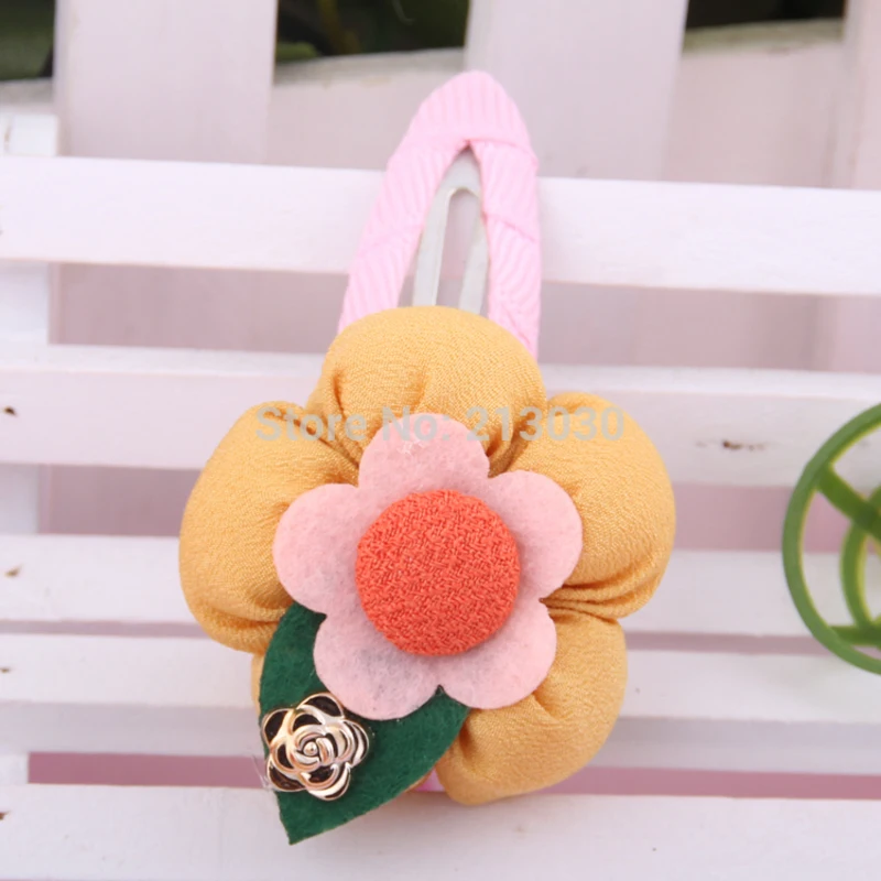 Модный орнамент для волос с пятью лепестками Цветочные заколки цветком кушака