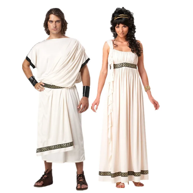 

Halloween Adult Greek Mythology Couple Costume Medieval Arabic Roman Prince Princess Cosplay Carnival Party Fancy Dress