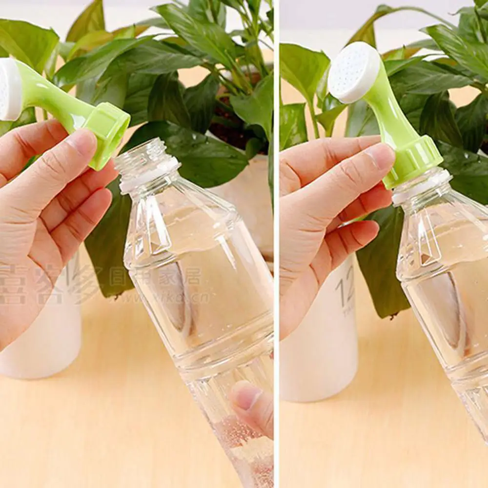 

6Pcs Green Sprinkler Nozzle Plastic Water Bottle Spraying Head Succulent Plants Sprinkler Useful Gardening Tool