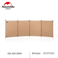naturehike array screen cotton windproof sun shelter wind screen picnic bbq windbreak sunshade curtain stable barrier guardrail