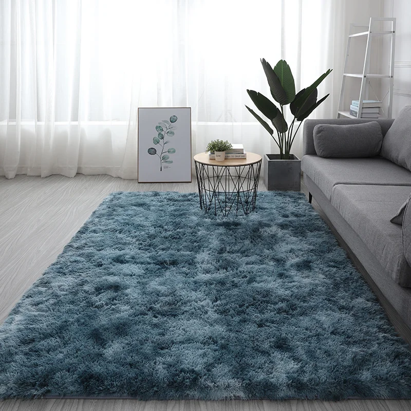 

Nordic luxury rug living room coffee table carpet plush thickened home rug sofa mat bedside girl carpet encryption thickened mat
