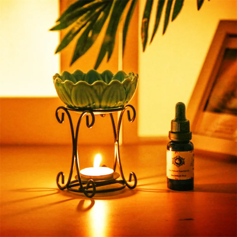 Ретро металлическая рамка керамическая фотолампа с эфирным маслом