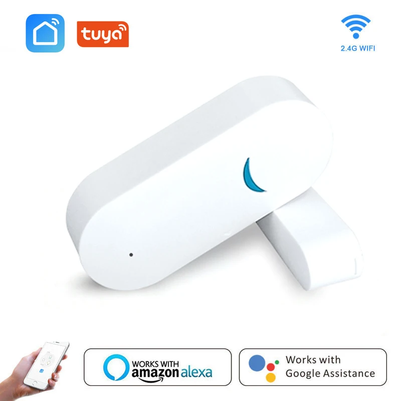 

Tuya Smart WiFi Door Sensor Door Open / Closed Detectors Magnetic switch Window sensor home security Alert security alarm