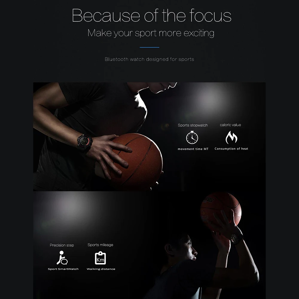 LOKMAT MK16 Bluetooth Смарт часы цифровые шагомер спортивные мужские IP67 водонепроницаемые