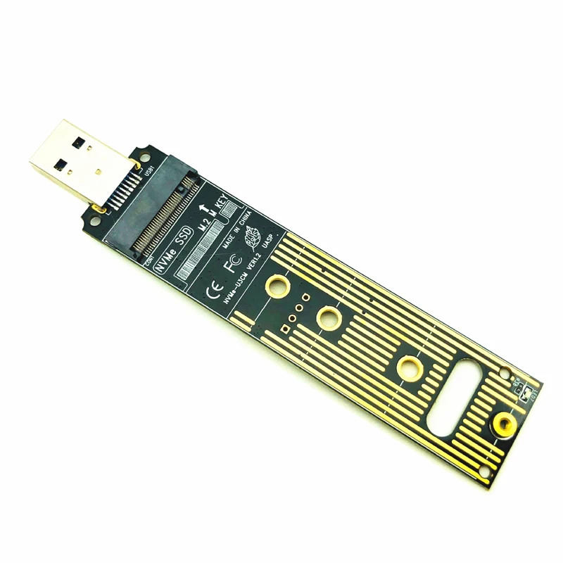 Переходник NVME USB M.2 NVMe на 3 1 SSD-адаптер 10 Гб USB3.1 Gen 2 для Samsung 970 960 Intel M2 2230 2242 2260 2280 SSD -
