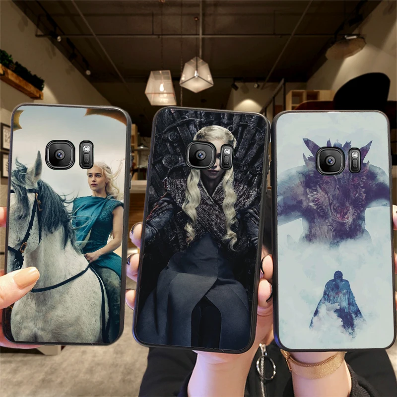 Чехлы для samsung A70 50 40 30 20 10 60 6 Plus Корона gameofthroness A7 A8 A9Soft на заднюю панель телефона