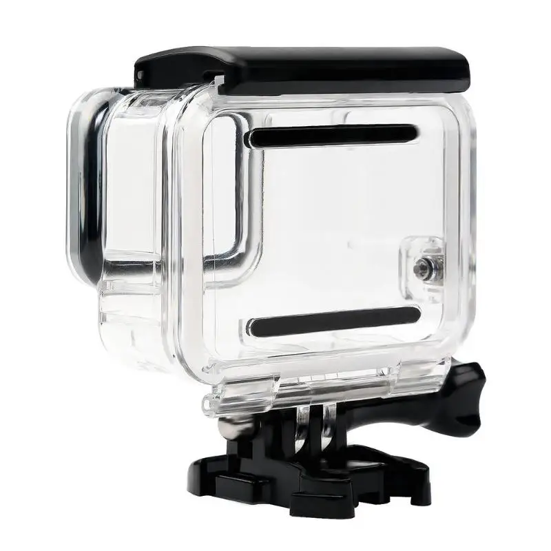 Водонепроницаемый корпус чехол для Gopro Hero 7 серебристо-белая подводная защита