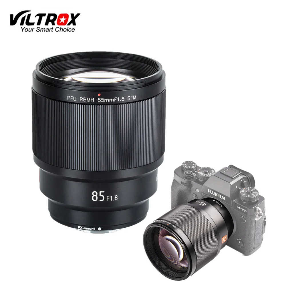 Объектив VILTROX 85 мм f/1 8 STM с автофокусом объектив фиксированным фокусом F1.8 для