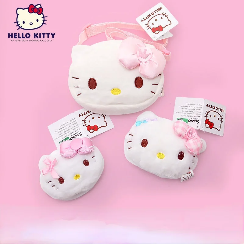 

HelloKitty Little Girl Messenger Bag Cute Creative Coin Purse Versatile Simple Carrying Bag