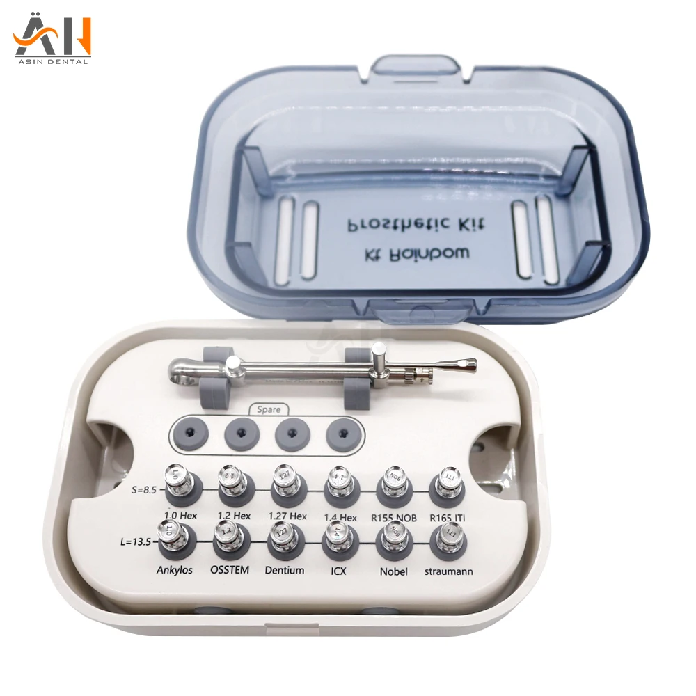 

Набор инструментов для восстановления зубных имплантов, зубной имплантат 10-70 см с драйверами и отверткой